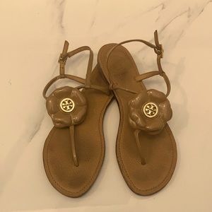 Tory Burch nude sandals. Size 7.5